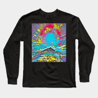 Psychedelic Mountain Long Sleeve T-Shirt